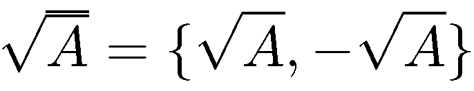 A double sqrt sample